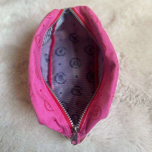 VS PINK | Y2K Pink Adorable Canvas Logo Cosmetic Bag - Picture 5 of 11
